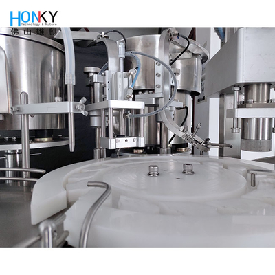 Desktop Automatic 5ml Liquid Essential Oil Filling Capping Machine With Ceramic Piston Filling Pump For Oil Vial Filll