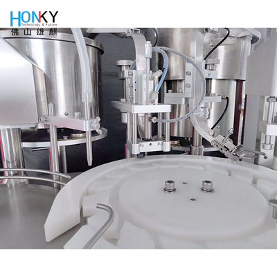 Desktop Automatic 5ml Liquid Essential Oil Filling Capping Machine With Ceramic Piston Filling Pump For Oil Vial Filll