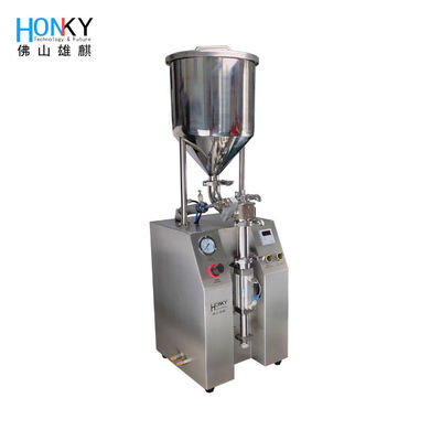 Desktop 5ml Syringe Tube Filling Machine With High Precison Ceramic Piston Pump For HA Gel Filling