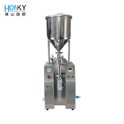 Desktop 5ml Syringe Tube Filling Machine With High Precison Ceramic Piston Pump For HA Gel Filling