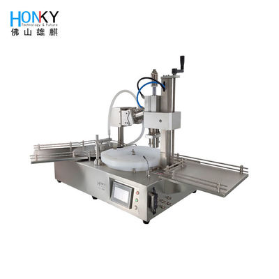 1500 BPH 5ml Vial Filling Capping Machine Semi Automatic With High Precision Piston Pump
