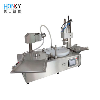 1500 BPH 5ml Vial Filling Capping Machine Semi Automatic With High Precision Piston Pump