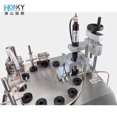 35pcs / Min Desktop Filling Machine For 20ml Glass Vial Essential Oil Liquid