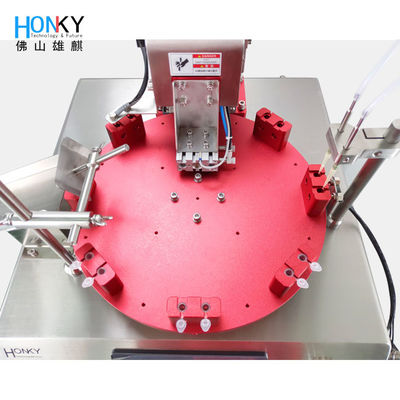 Desktop Centrifuge Tube Vial Filling Capping Machine With Ceramic Metering Pump