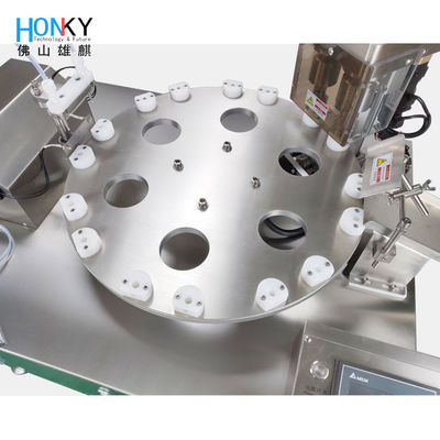 Desktop Automatic 2ml Cyro Tube Filling And Capping Machine With Double Head System For The Bio Reagent Filling