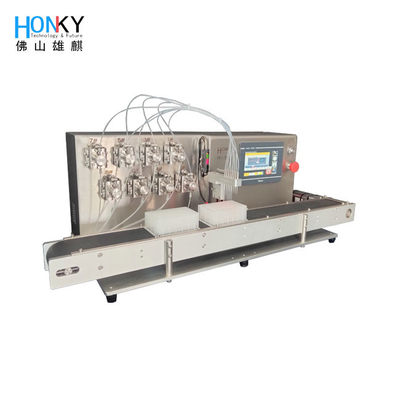 Desktop Lab Using Multiple Heads Deep Well Plaste Filling Machine With High Precision For Bio Regent Liquid Filling