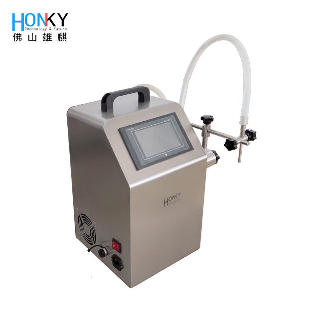 Desktop Portable 10ml Perfume Liquid Filling Machine Perfume Filler kecil dengan pompa piston presisi tinggi untuk parfum