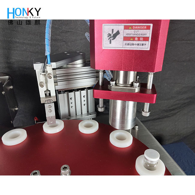 Desktop Semiautomatic Vial Filling and Capping Machine dengan Pompa Piston Keramik untuk Pengisian Minyak Esensial 5ml