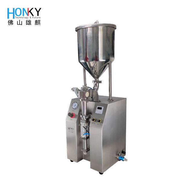 Desktop 5ml Syringe Tube Filling Machine With High Precison Ceramic Piston Pump For HA Gel Filling