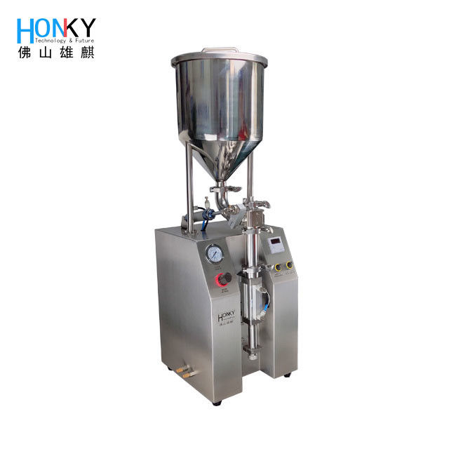 Desktop 5ml Syringe Tube Filling Machine With High Precison Ceramic Piston Pump For HA Gel Filling