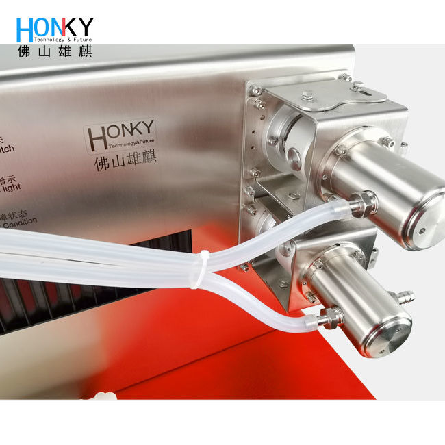 Desktop Mesin pengisian minyak esensial bervolume kecil dengan XYZ 3-Axis Linkage dan presisi ± 0,5% untuk minyak kosmetik