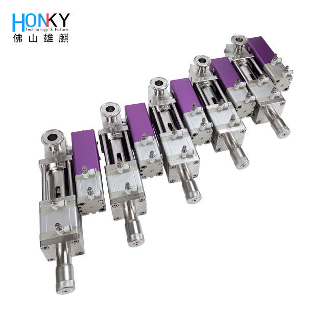 Cairan viskositas tinggi Pompa pengisian keramik pneumatik dengan keramik kemurnian tinggi dan akurasi ± 0,5% untuk peningkatan mesin pengemasan