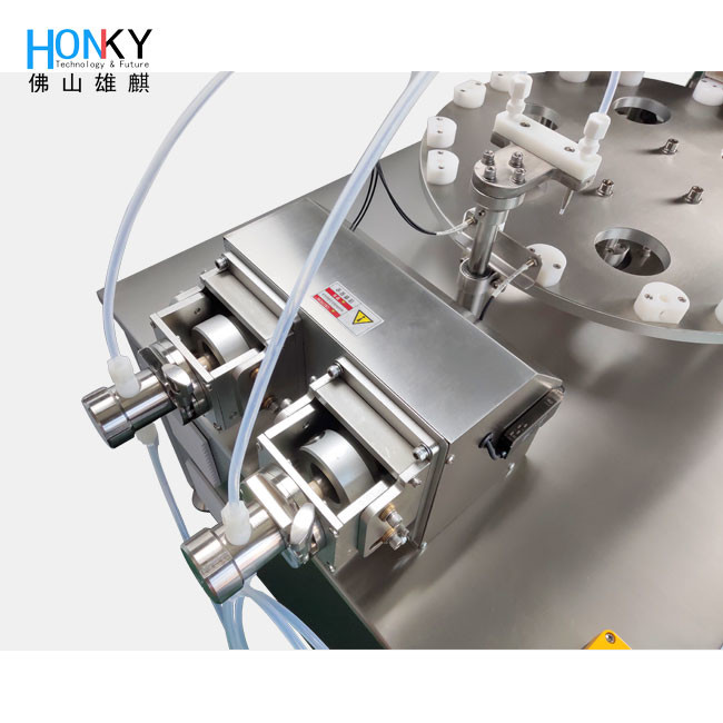 Desktop Automatic 2ml Cyro Tube Filling And Capping Machine With Double Head System For The Bio Reagent Filling