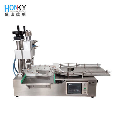 Desktop Double Head Vial Capping Machine Dengan Air Crimping Untuk Frozen-Dry Powder Vial Crimping