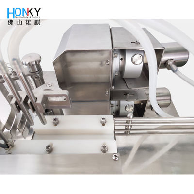 20ml Glass Vial CBD Oil Bottle Desktop Filling Machine Untuk E - Cigar E - Liquid