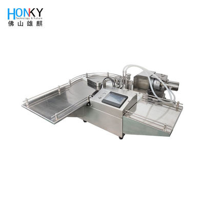 Meja SS316L 45BPM 10ml Vial Filling Machine Dengan Pompa Piston Keramik