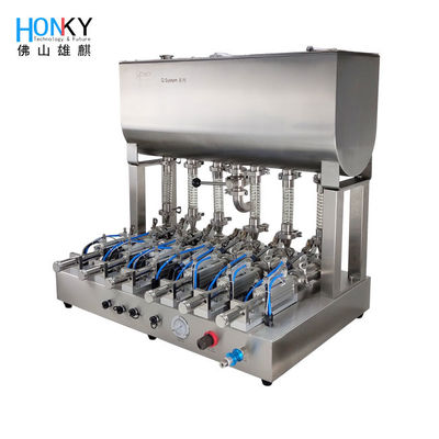 6 Head 10000 BPH Desktop Filling Machine Untuk Mesin Pengemasan Vertikal