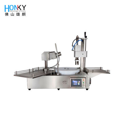 Desktop 5ml Vial Liquid Automatic Filling And Capping Machine With Air Crimping Function Untuk Usaha Kecil yang Menggunakan