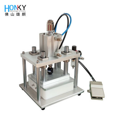 Mesin Capping Pneumatik Manual 3600BPH Flat Bottle Cap Sealer