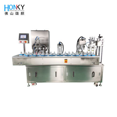 Full Automatic 50g BB Cream Jar Paste Filling And Capping Machine Untuk Penuh Paste Kosmetik
