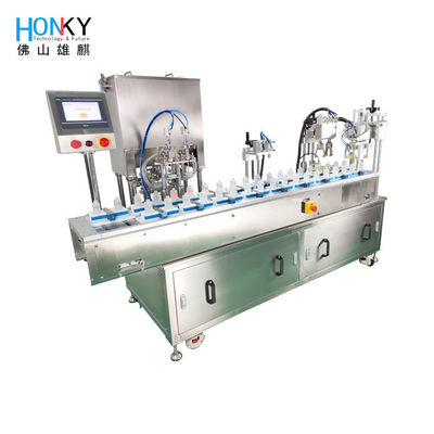 Mesin Filling Dan Capping Botol Kaca Liquid Foundation Full Automtaic 1500BPH