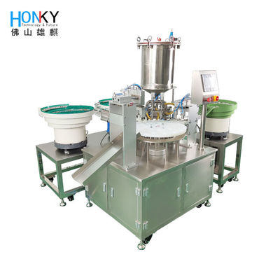 Mesin Pengisi Otomatis Penuh Tabung Plastik Krim 2400BPH dengan pompa piston presisi tinggi kepala ganda Untuk Krim Perawatan Kulit Kosmetik