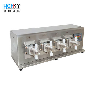 Sistem Mesin Pengisian Multiple Head Liquid Kosmetik Mesin Pengisian Pompa Piston Keramik Untuk Mesin Pengemasan