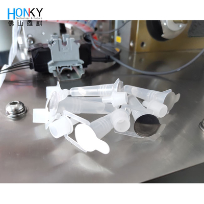 3600BPH Liquid Filling Machine Reagen Ekstraksi Asam Nukleat Penyegelan Tabung Dengan Pompa Keramik